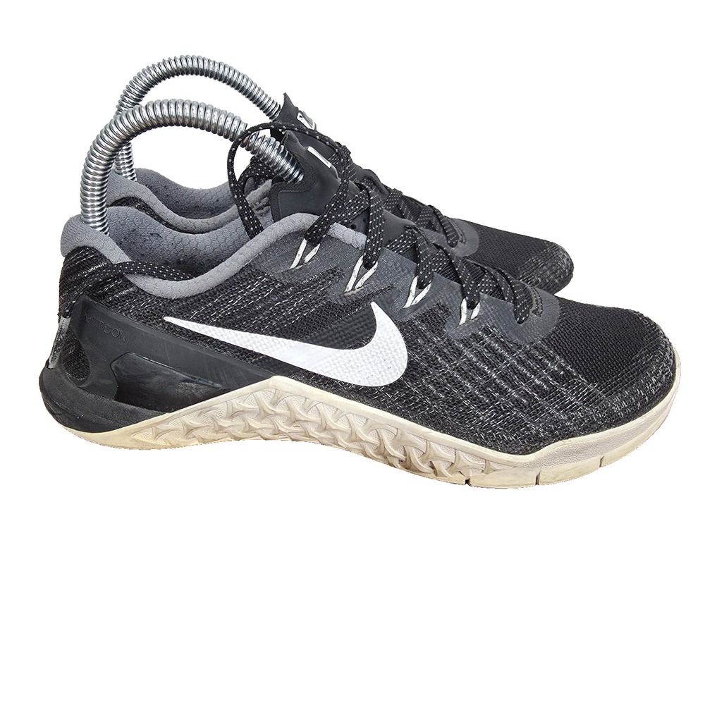 Nike Metcon 3 Training Shoes Womens 6.5‎ Black CrossFit Trainers Gym Weights *
